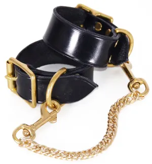 One Inch Leather Handcuffs