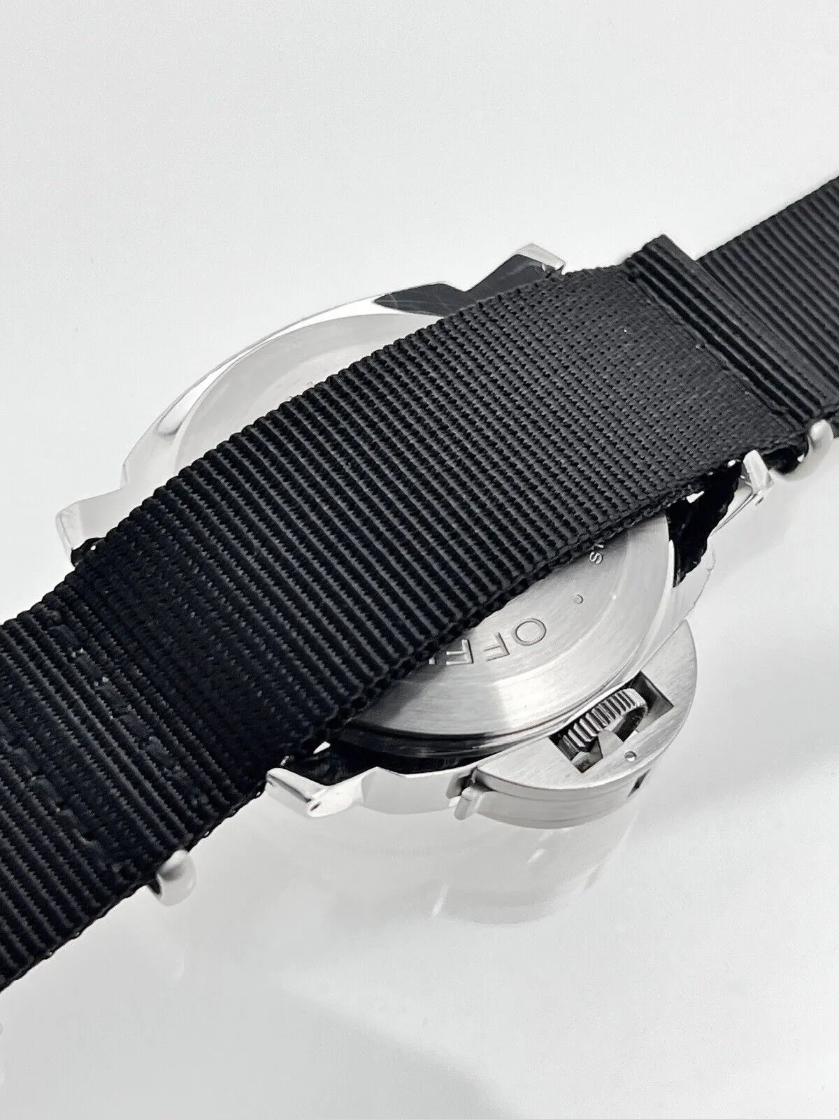 Panerai Luminor Base Logo 44mm Steel Mens Watch PAM01005 Manual Wind