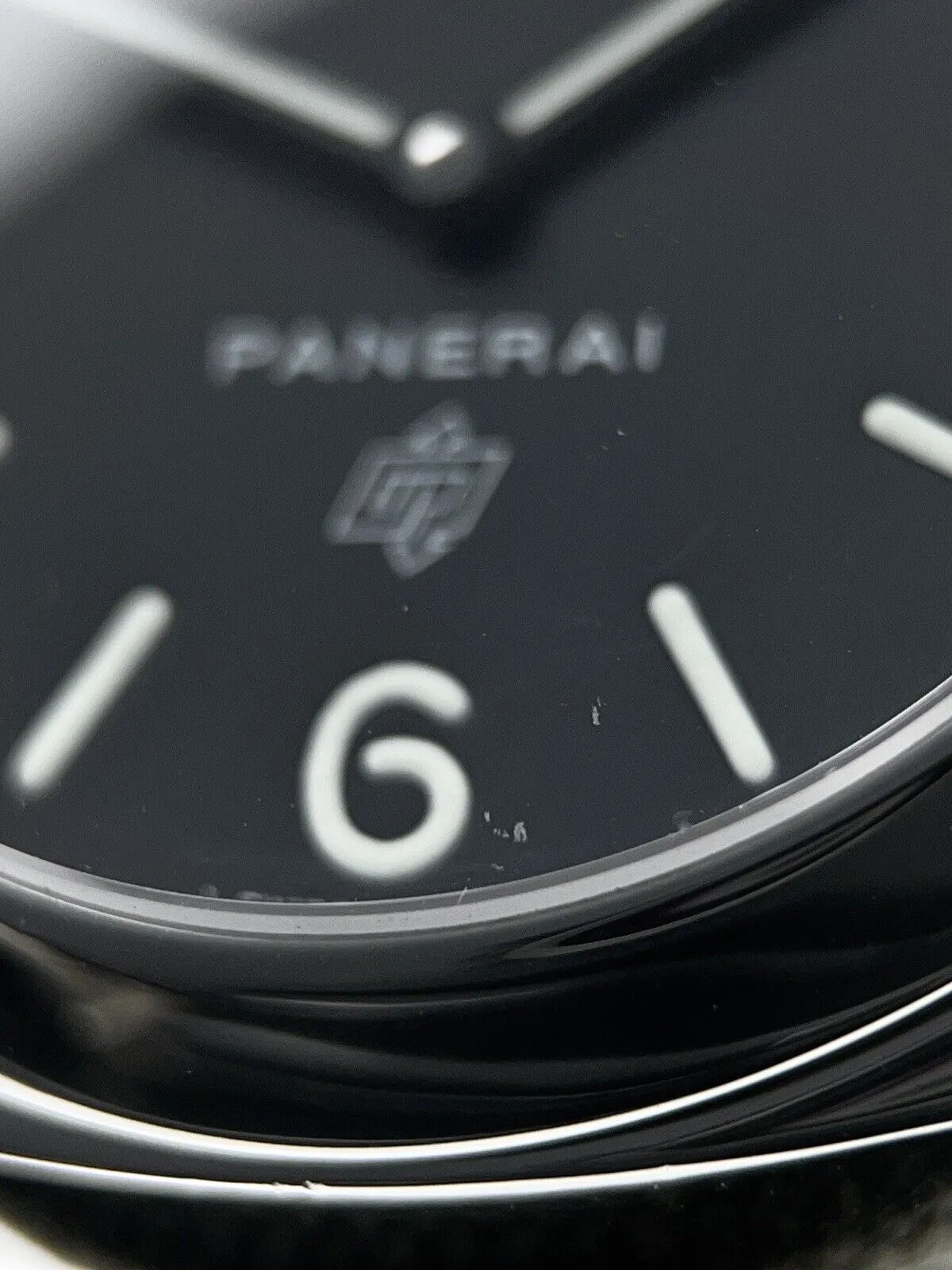 Panerai Luminor Base Logo Manual Wind 44mm Steel Mens Strap Watch PAM00000