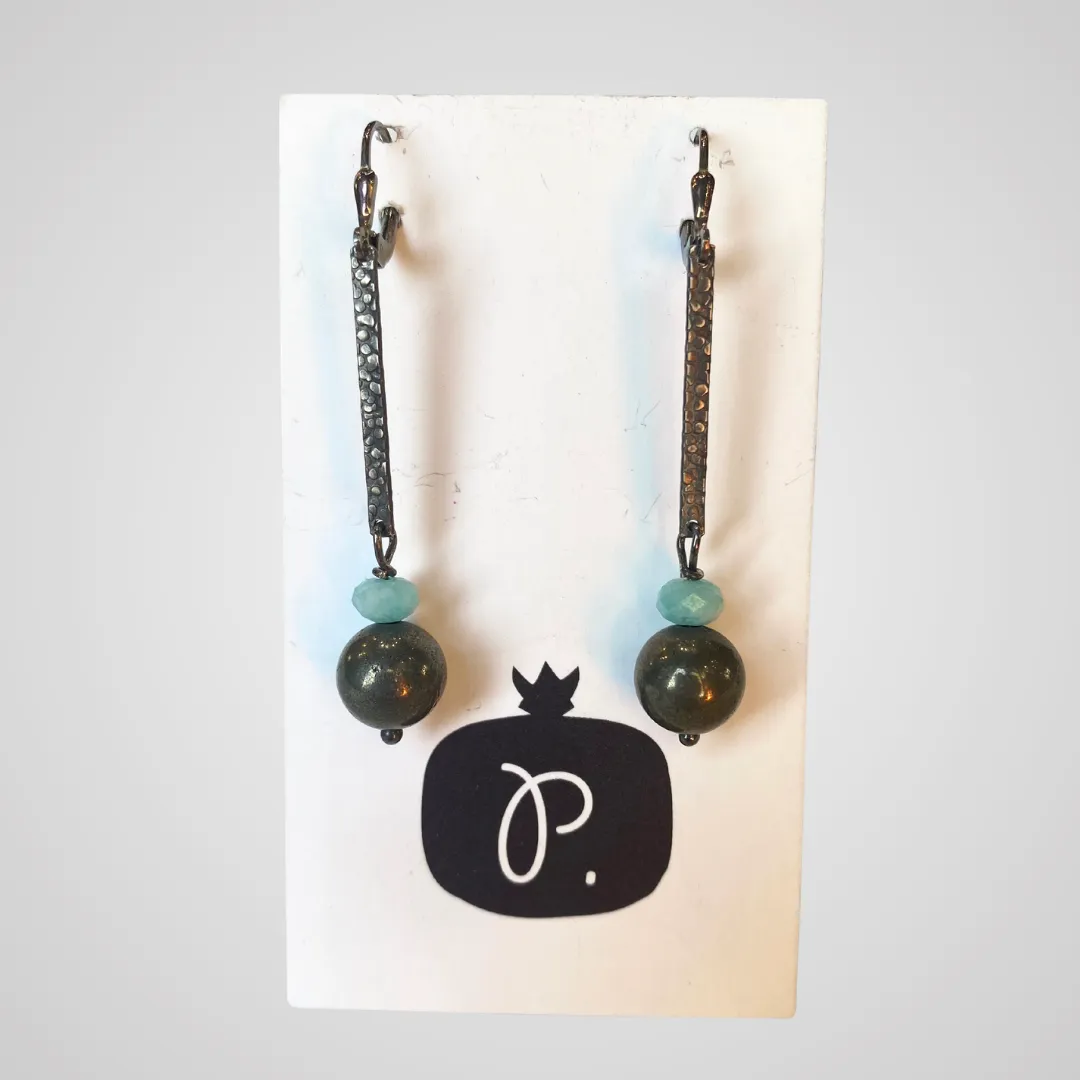 Papazian Design: Stick Bead Earrings