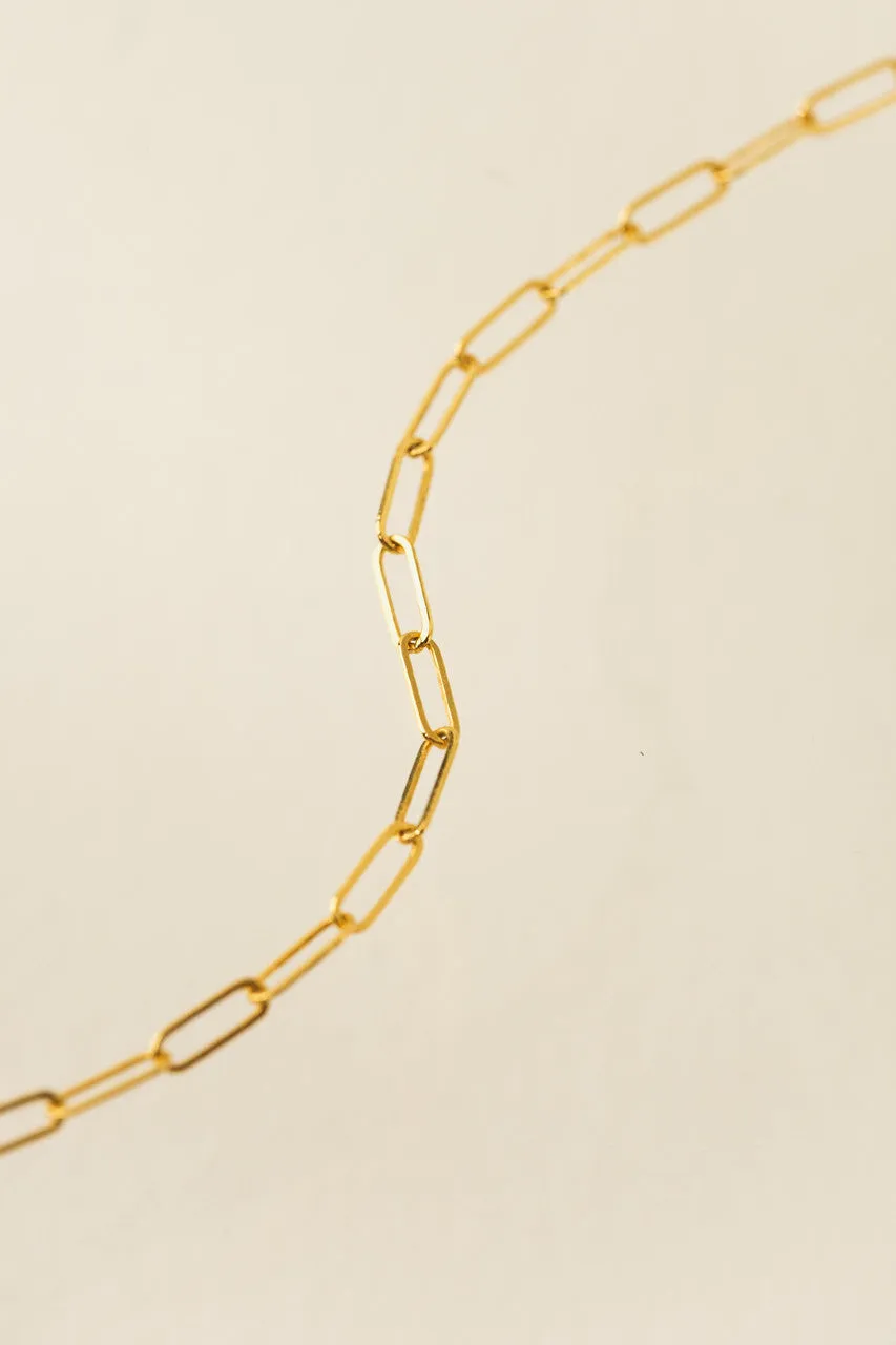 Paperclip Chain GF Necklace