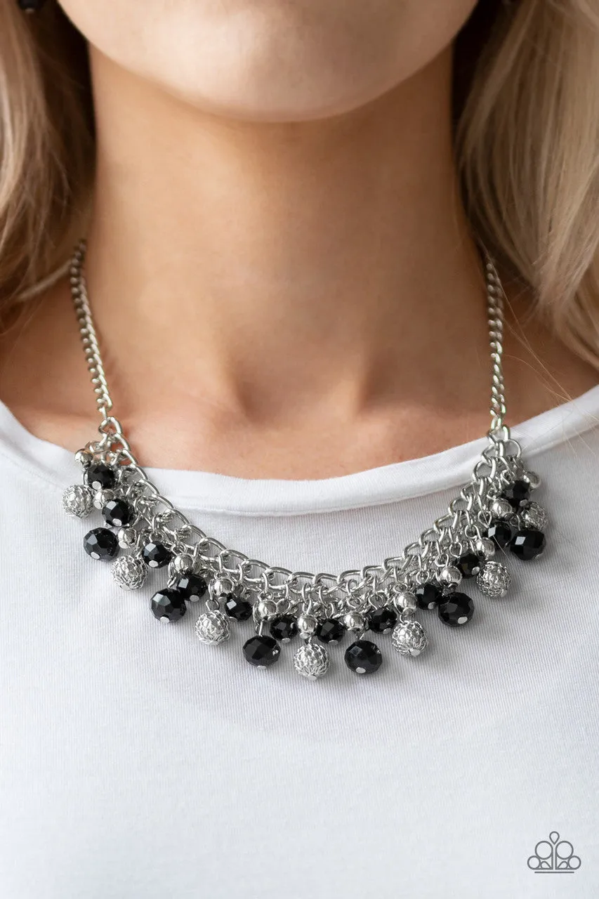 Party Spree Black Paparazzi Necklace