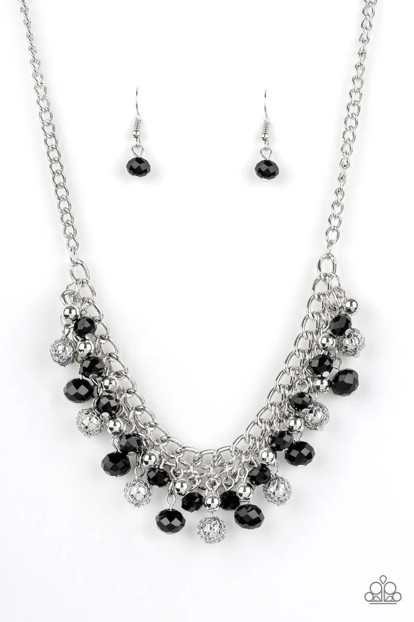 Party Spree Black Paparazzi Necklace