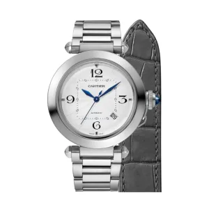 Pasha de Cartier 41 mm Steel Watch