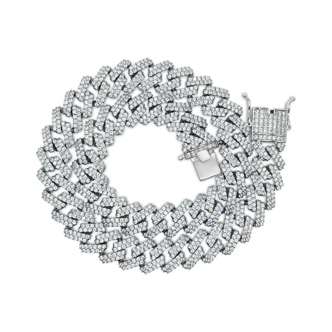 Pavé Cuban Link Chain - 14MM