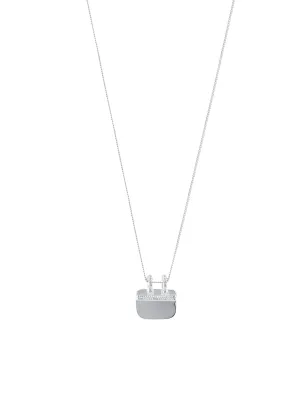 Peace Necklace Sterling Silver