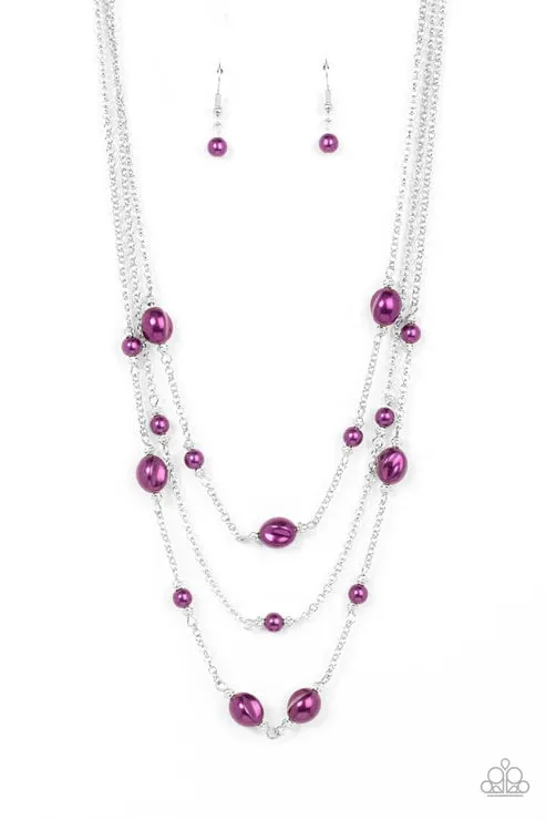 Pearlicious Pop - Purple Necklace