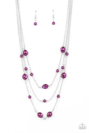Pearlicious Pop - Purple Necklace