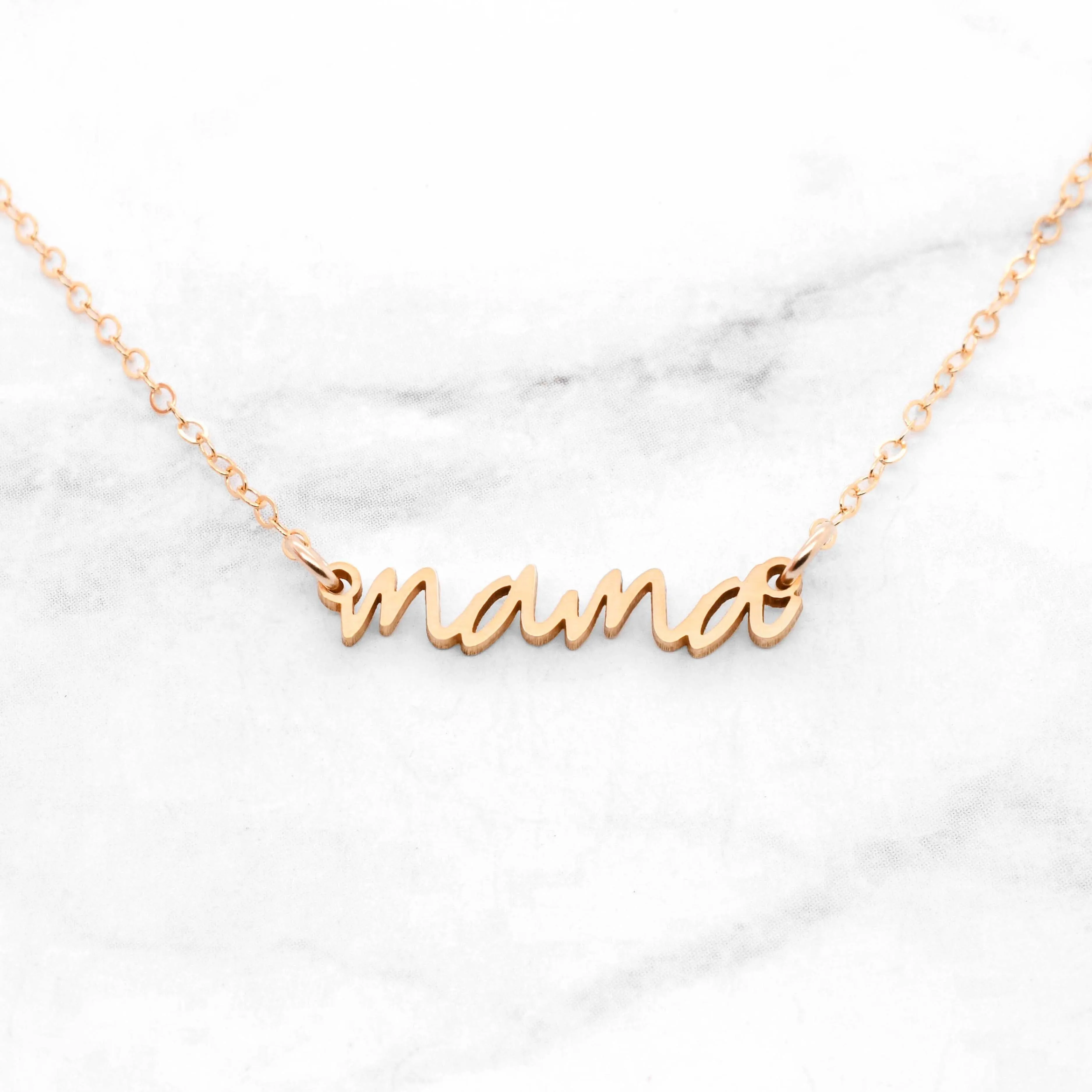 Personalized Mama Necklace