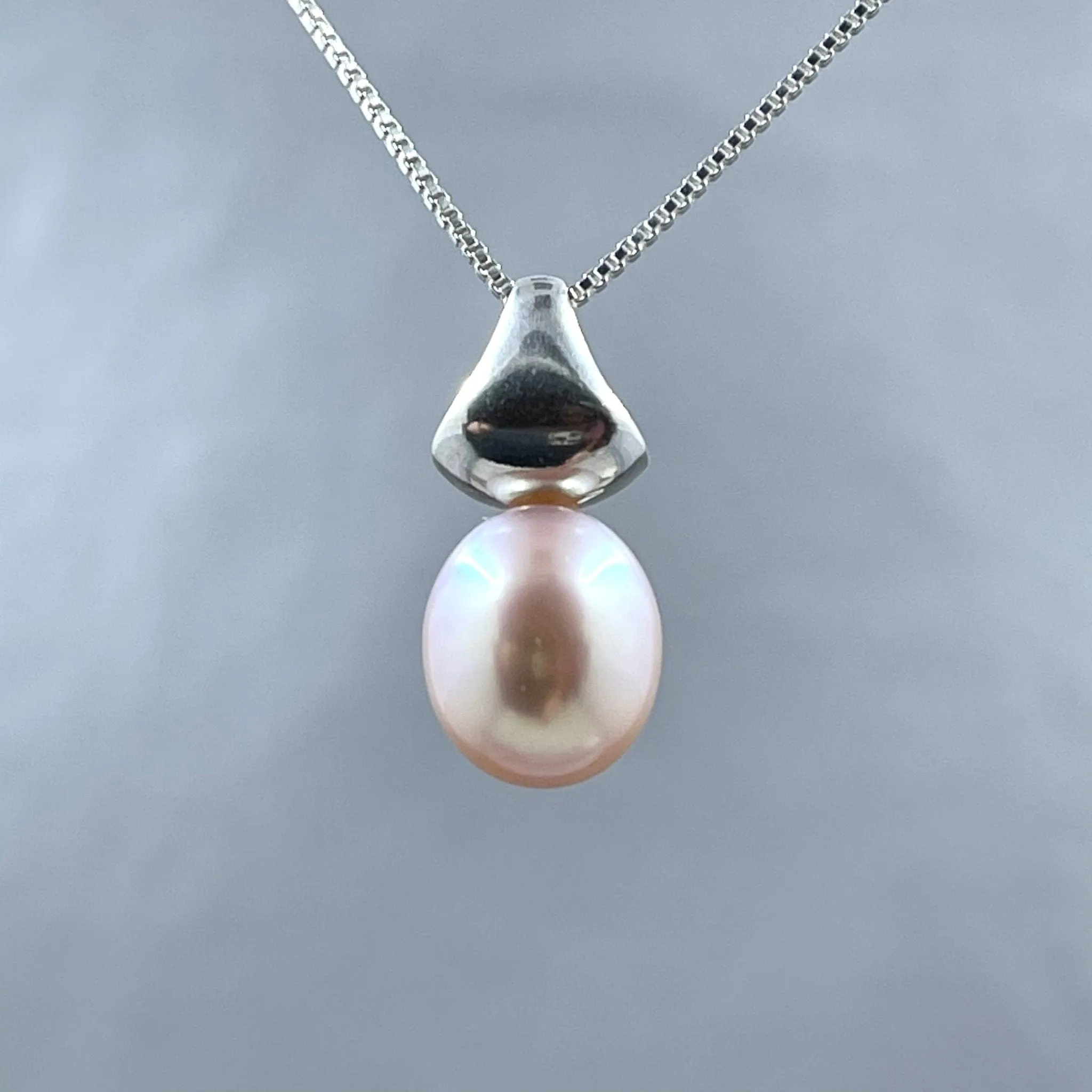 Pink Pearl Waterdrop Necklace