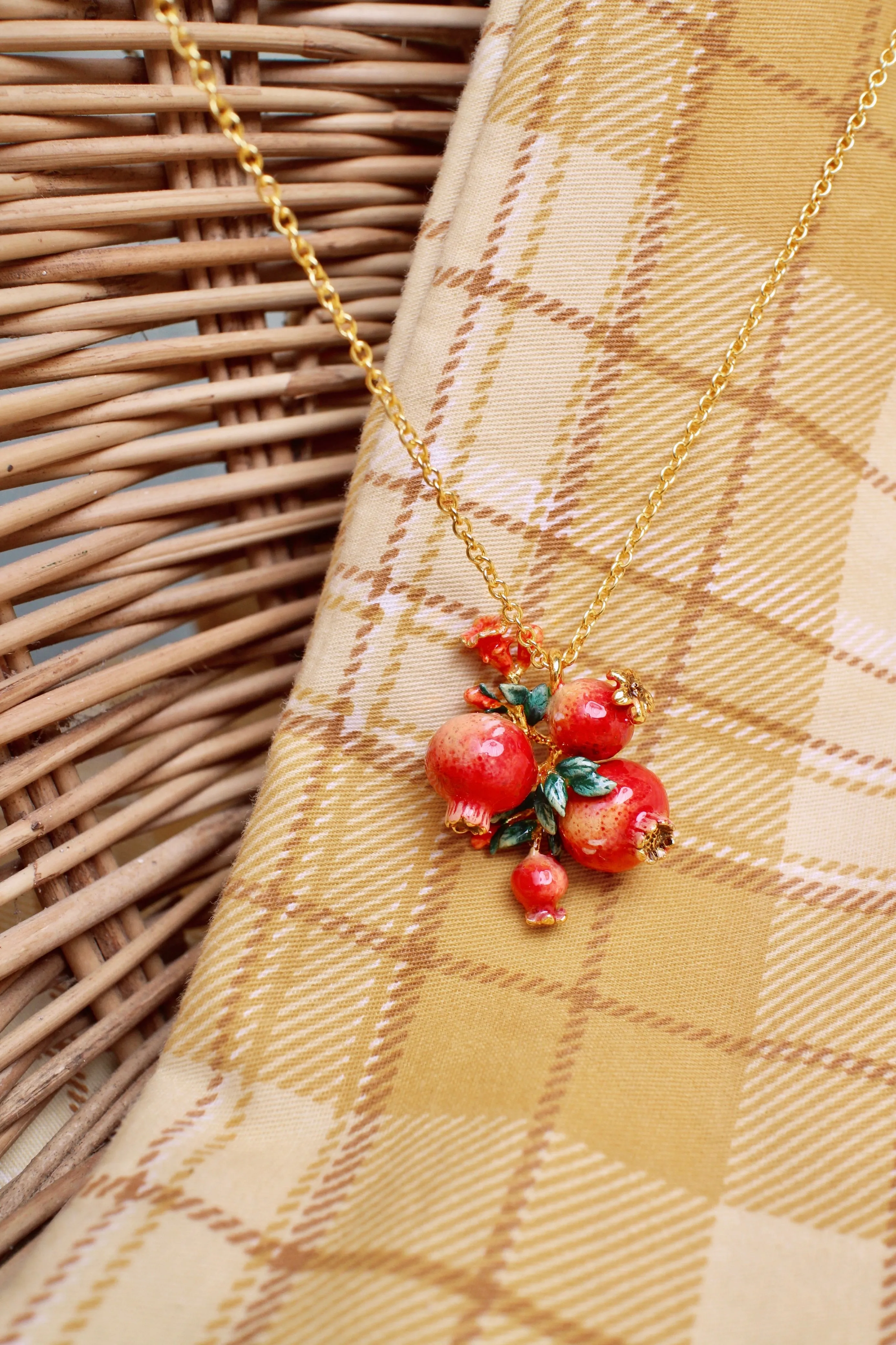 Pomegranate Necklace | Fruity Blossom