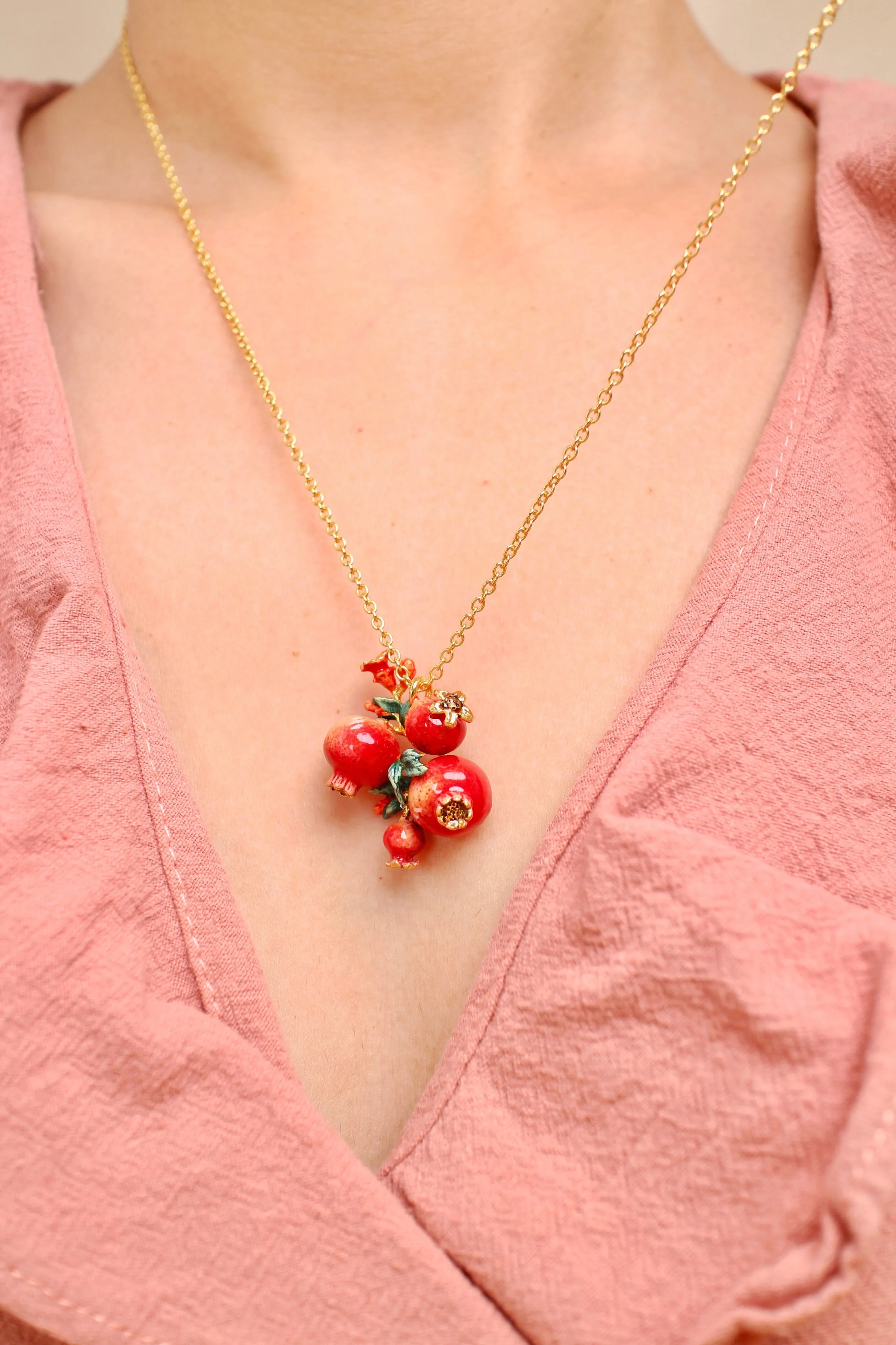 Pomegranate Necklace | Fruity Blossom