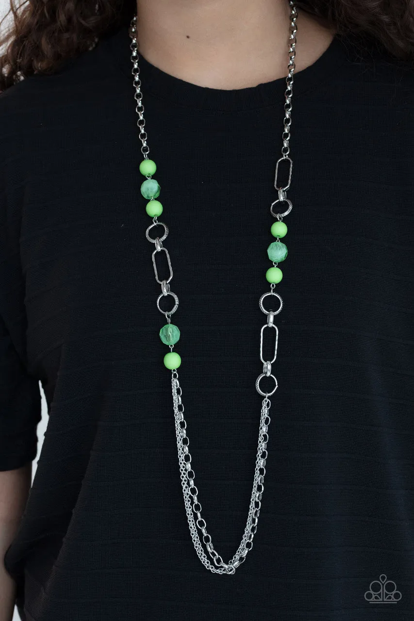 POP-ular Opinion Green Paparazzi Necklace