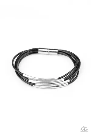 Power Cord Black Paparazzi Bracelet