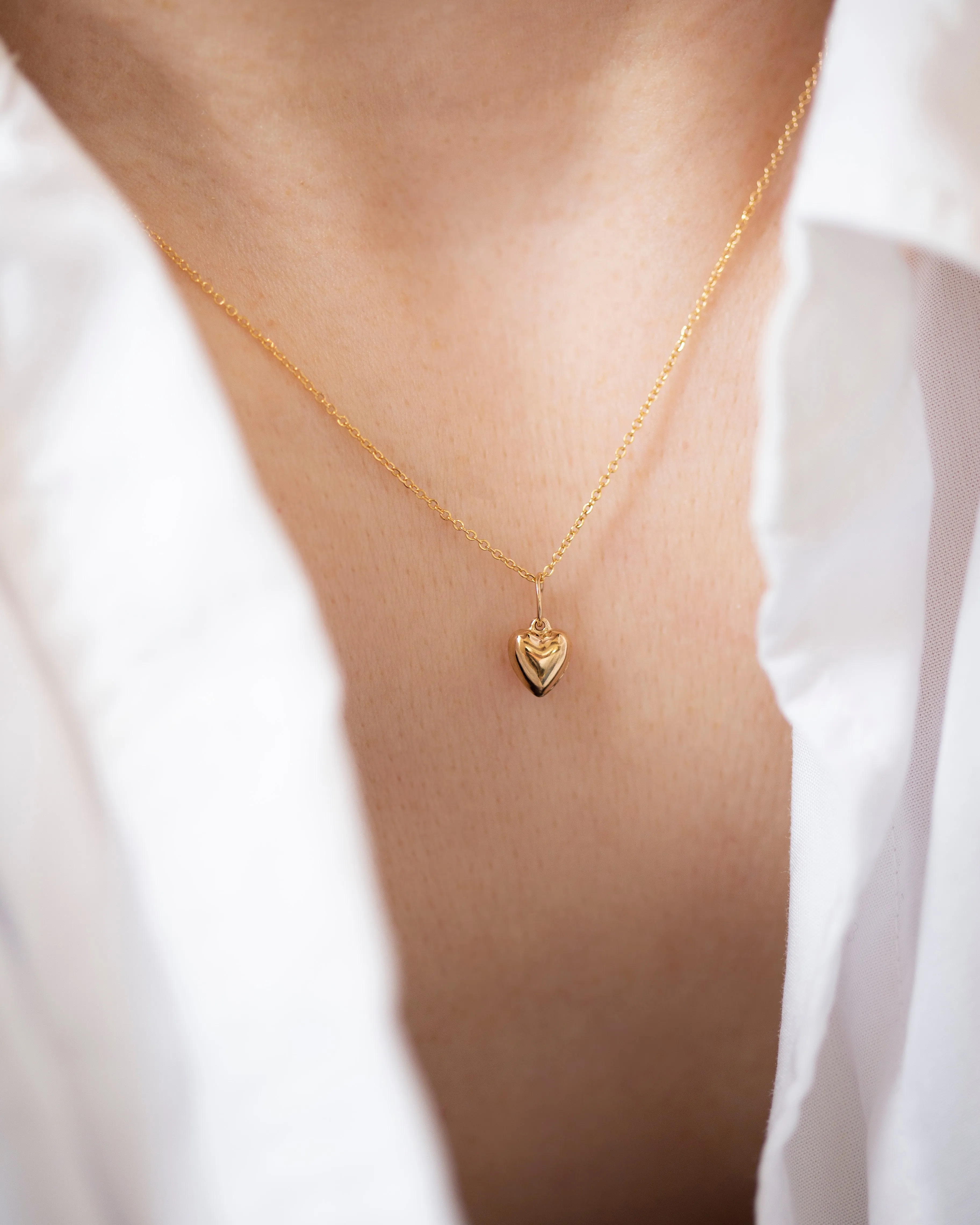 Puffy Heart 3D Necklace