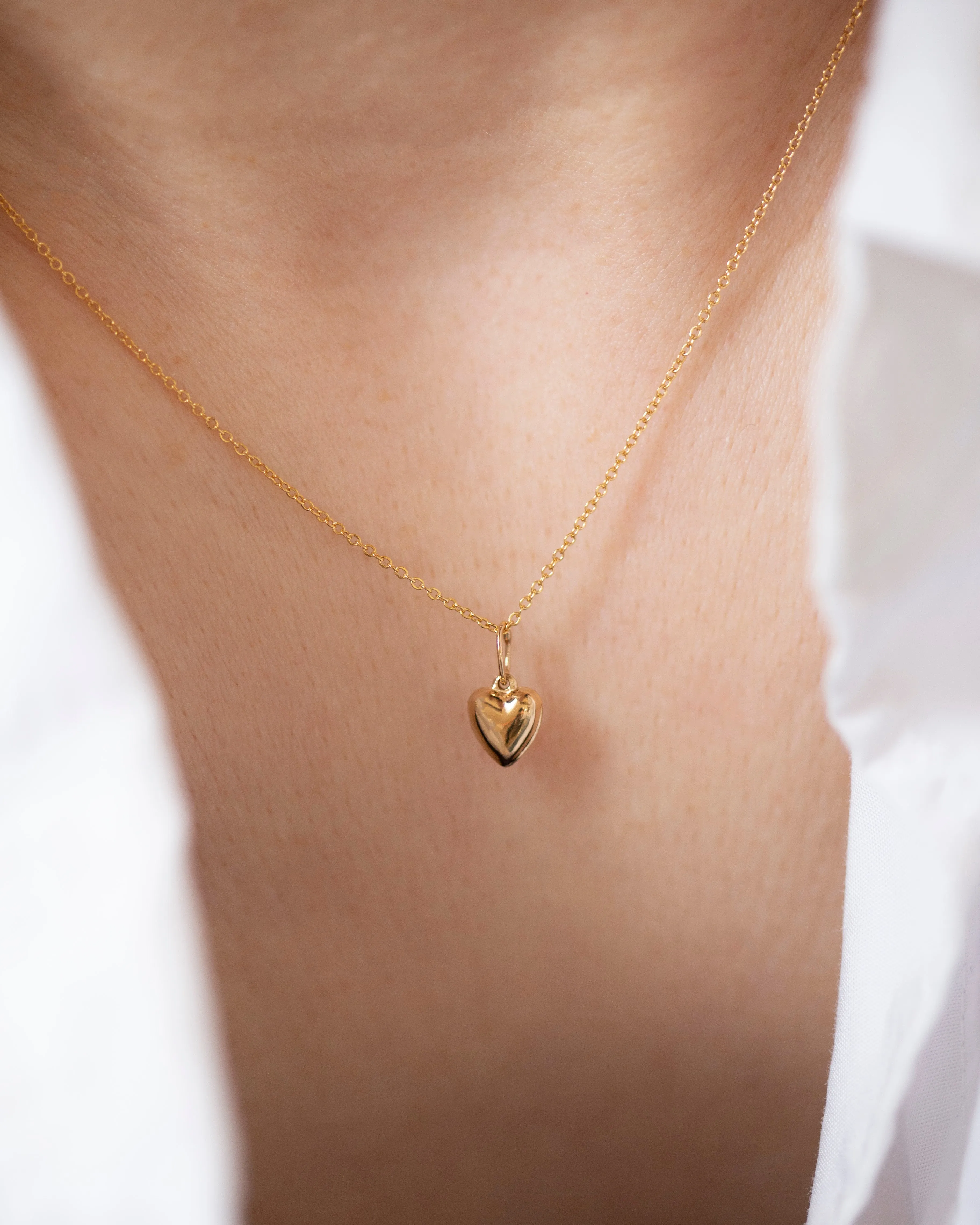 Puffy Heart 3D Necklace
