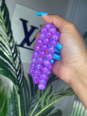 "Grape" Beaded Bracelet
