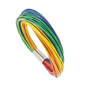 Rainbow Leather Bracelet - 10mm Titanium Lock