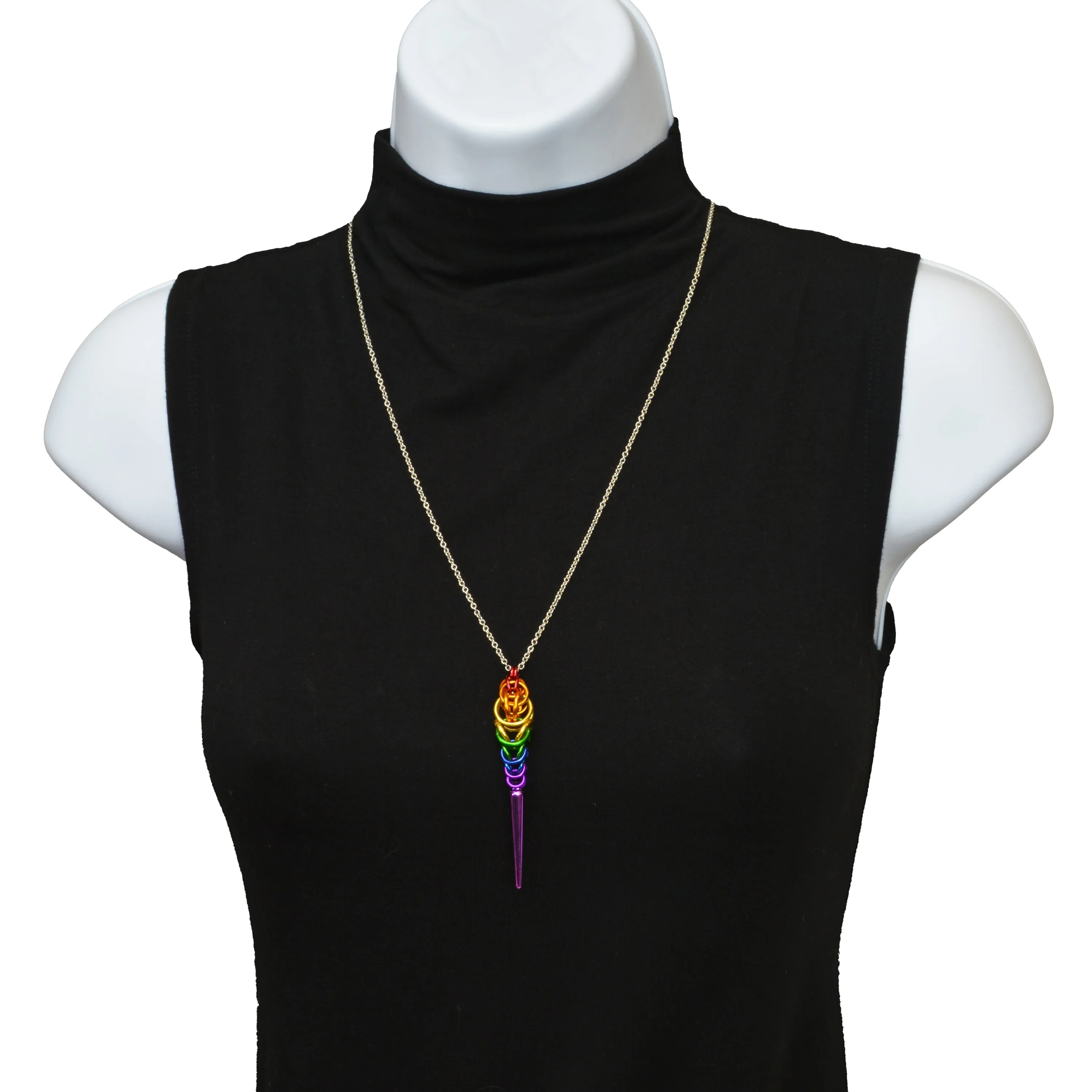 Rainbow Pride - Spike Pendant