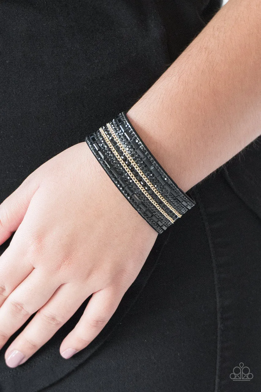 Rebel Radiance Black Paparazzi Bracelet