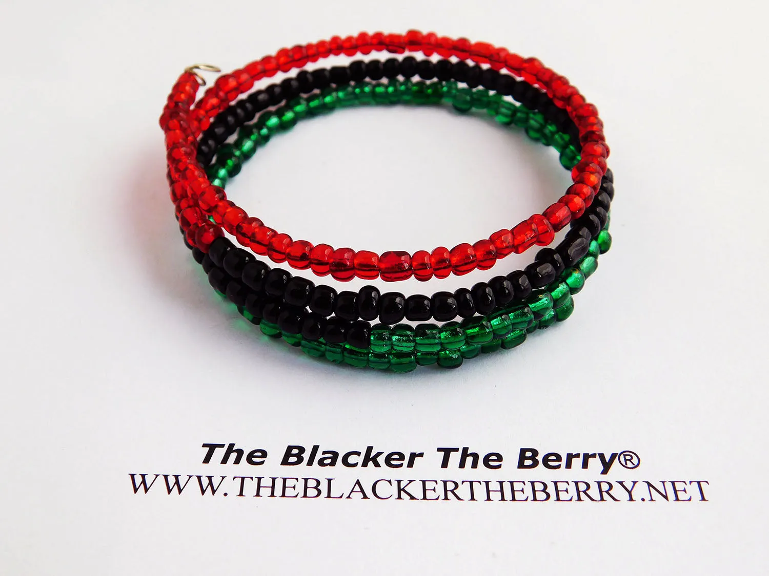 Red Black Green Bracelet Beaded Jewelry Pan African