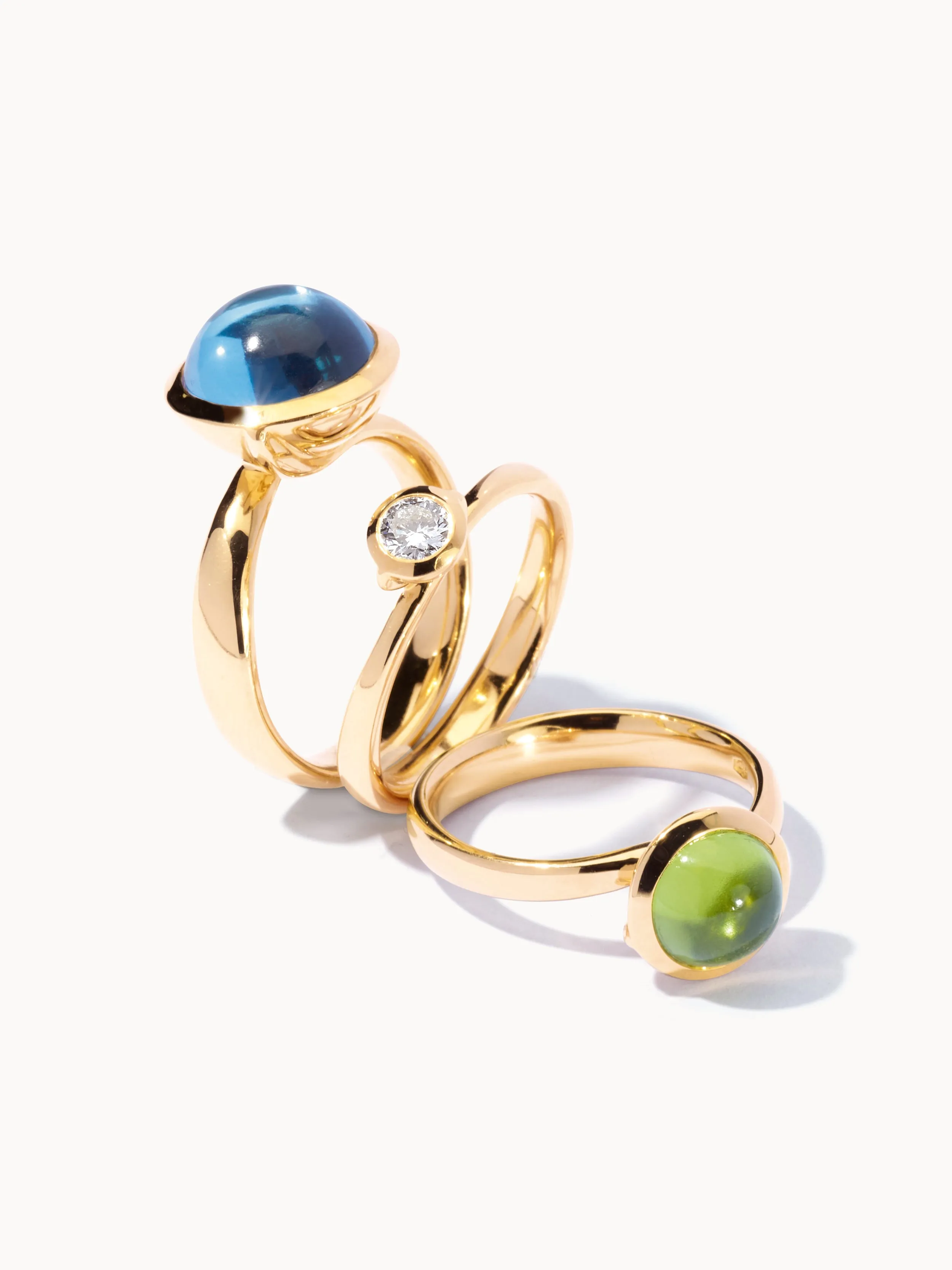 Ring BOUTON small Peridot Peridot