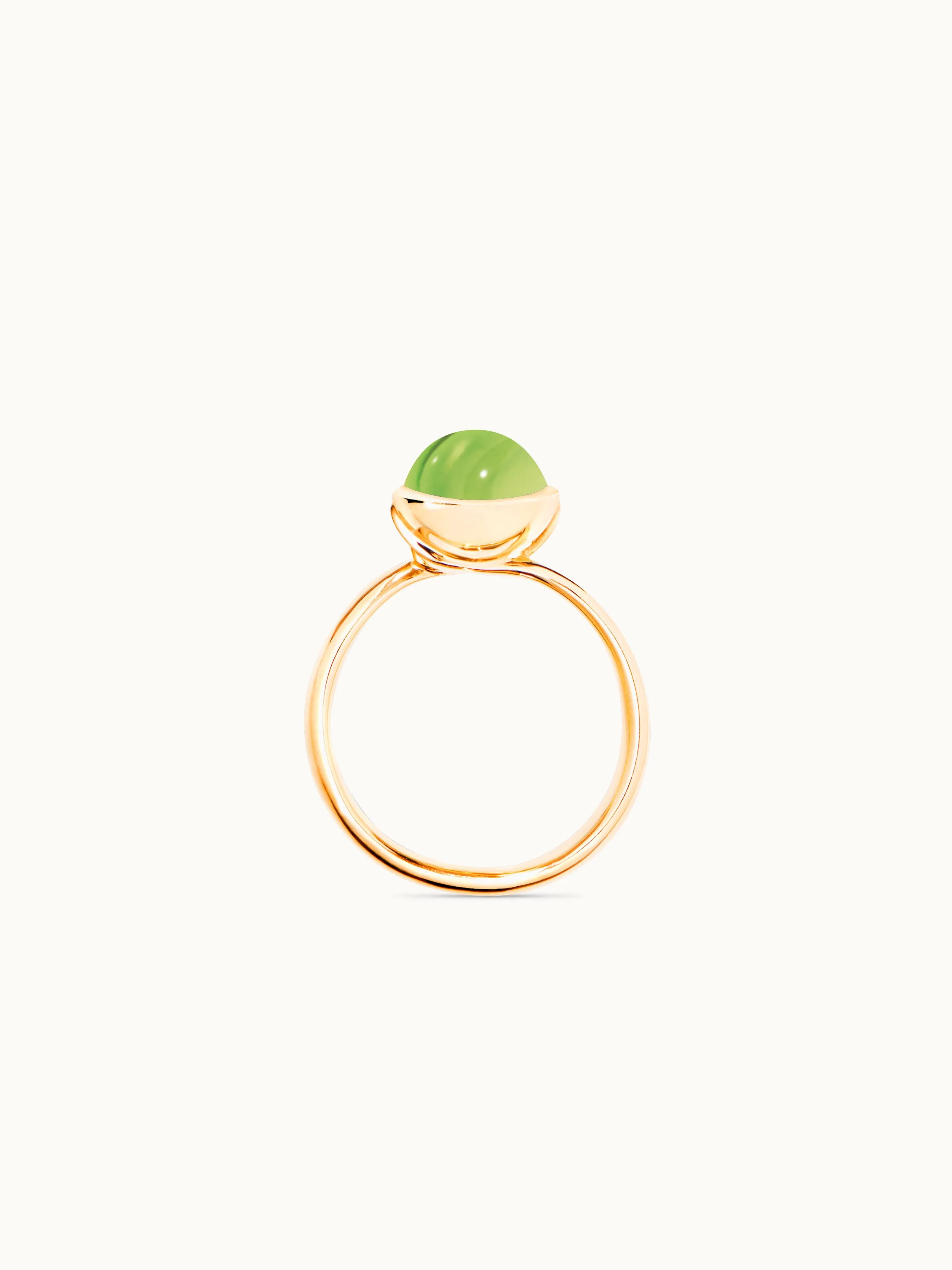 Ring BOUTON small Peridot Peridot