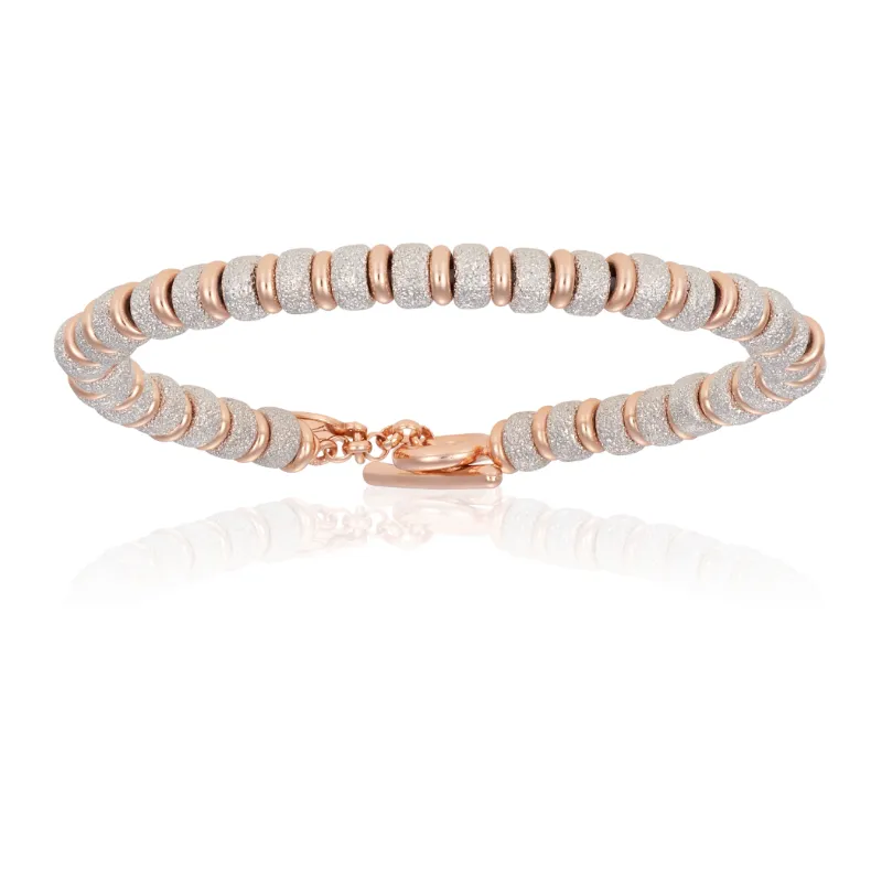 Rose Gold and Pink Bracelets Gift Idea for her