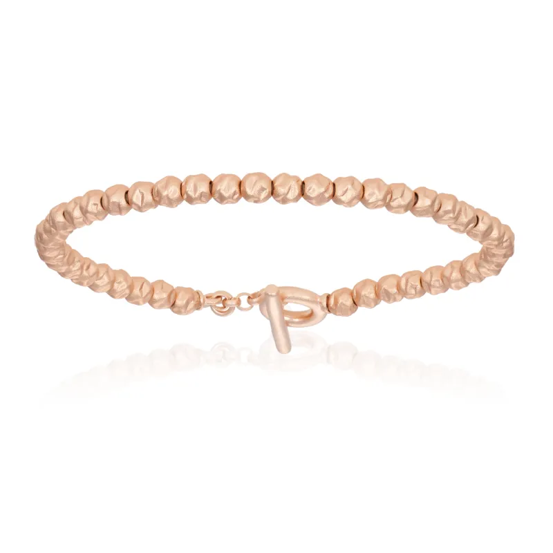 Rose Gold and Pink Bracelets Gift Idea for her
