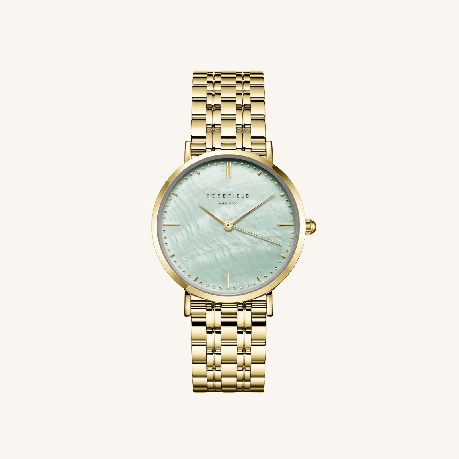 ROSEFIELD The Upper east Side Watch - Green/Gold