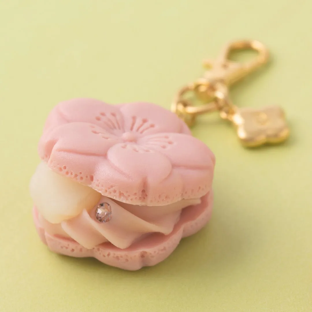 SAKURA Monaka Bag Charm (Pink)【Japan Jewelry】