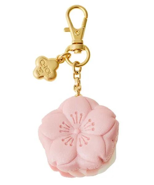 SAKURA Monaka Bag Charm (Pink)【Japan Jewelry】