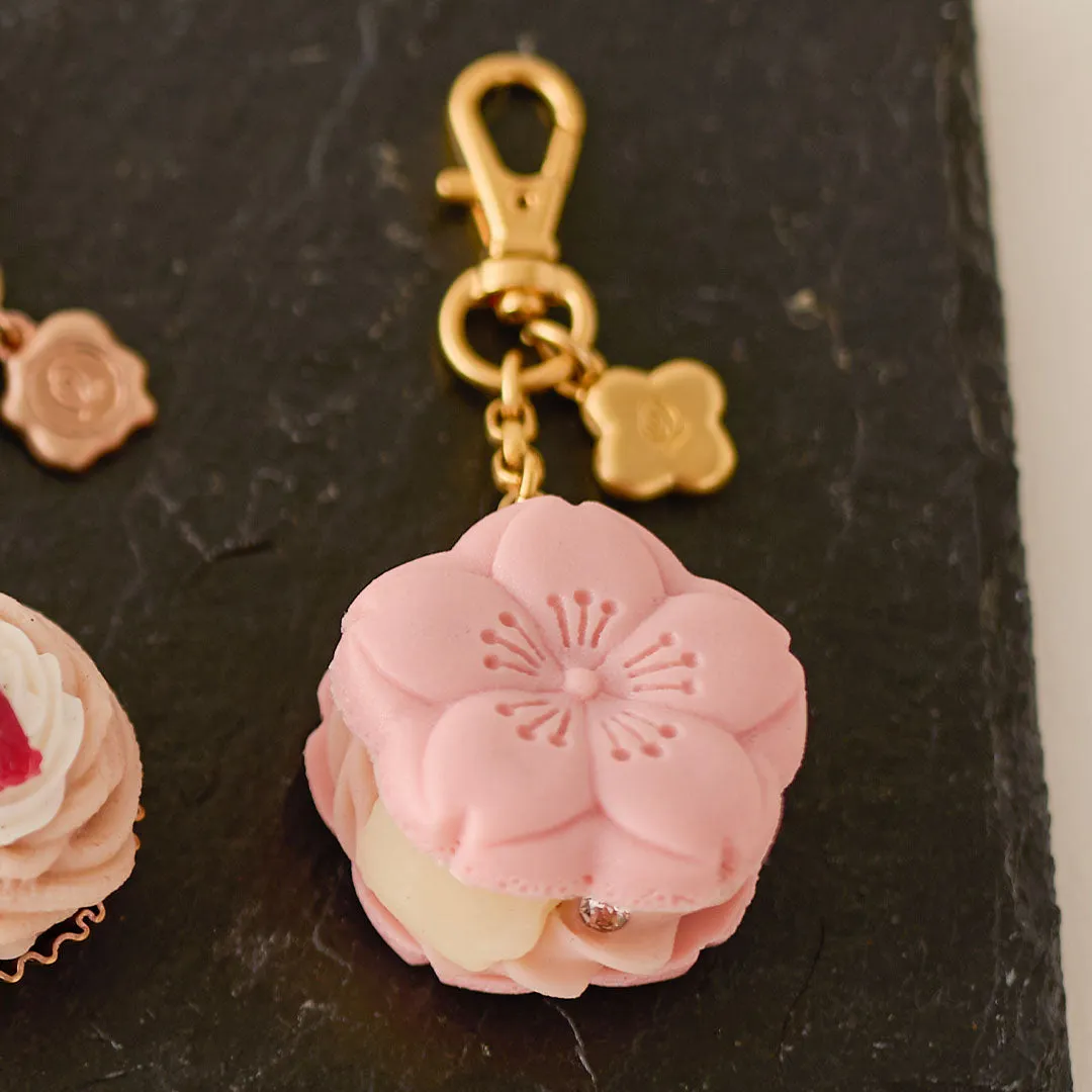 SAKURA Monaka Bag Charm (Pink)【Japan Jewelry】