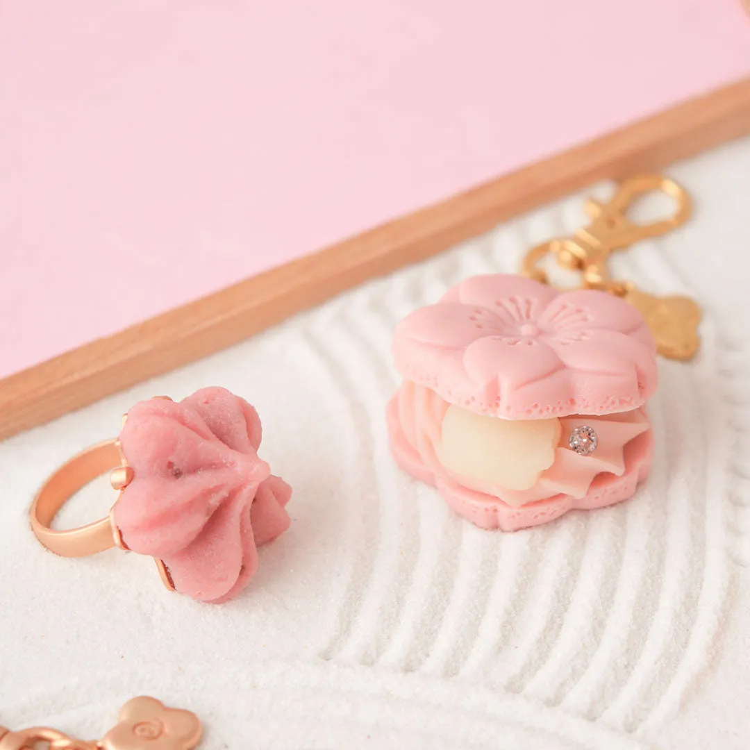 SAKURA Monaka Bag Charm (Pink)【Japan Jewelry】