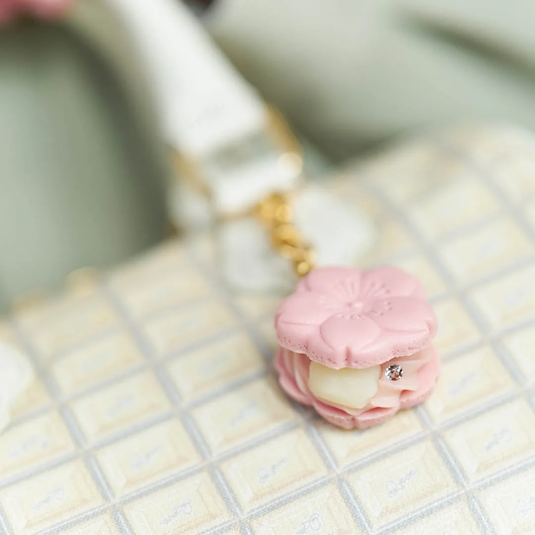 SAKURA Monaka Bag Charm (Pink)【Japan Jewelry】