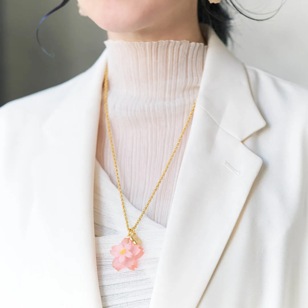 SAKURA Youkan Necklace【Japan Jewelry】
