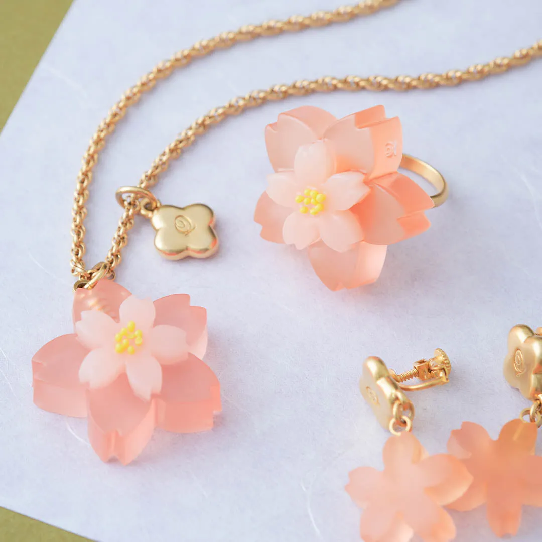 SAKURA Youkan Necklace【Japan Jewelry】