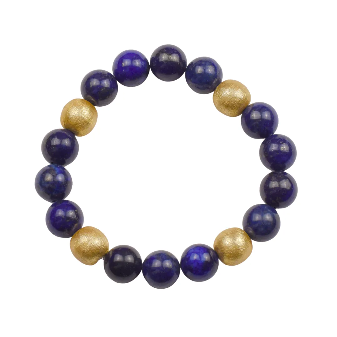Savannah Brushed Gold & Stone Bracelets