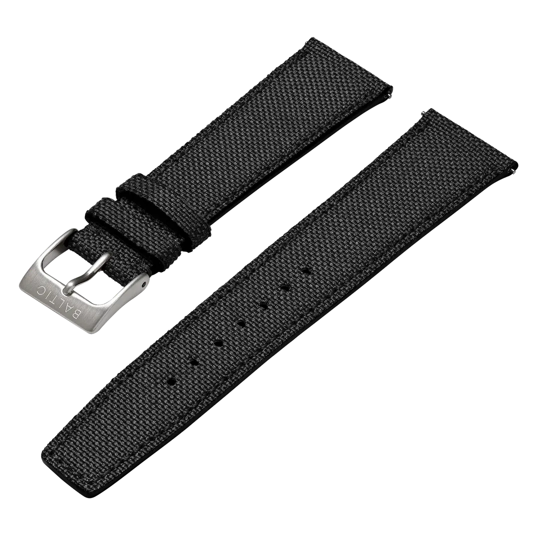 SEAQUAL® Strap - Black recycled polyester fiber