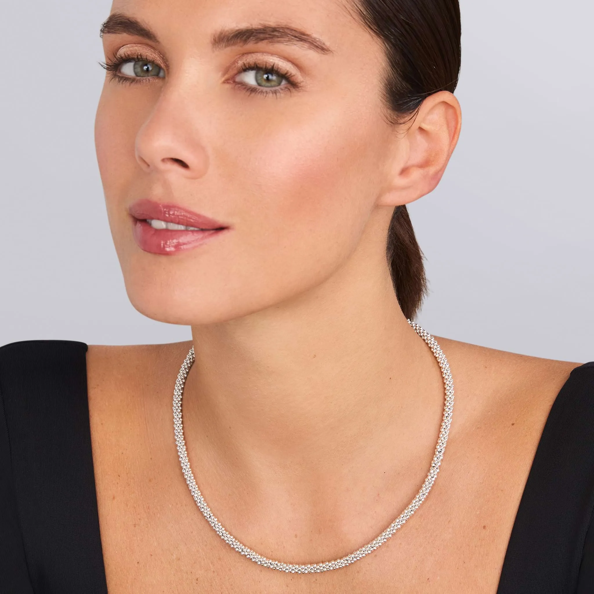 Signature Caviar Caviar Beaded Necklace 5mm
