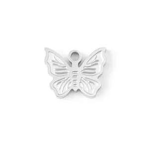 Silver Butterfly Kisses