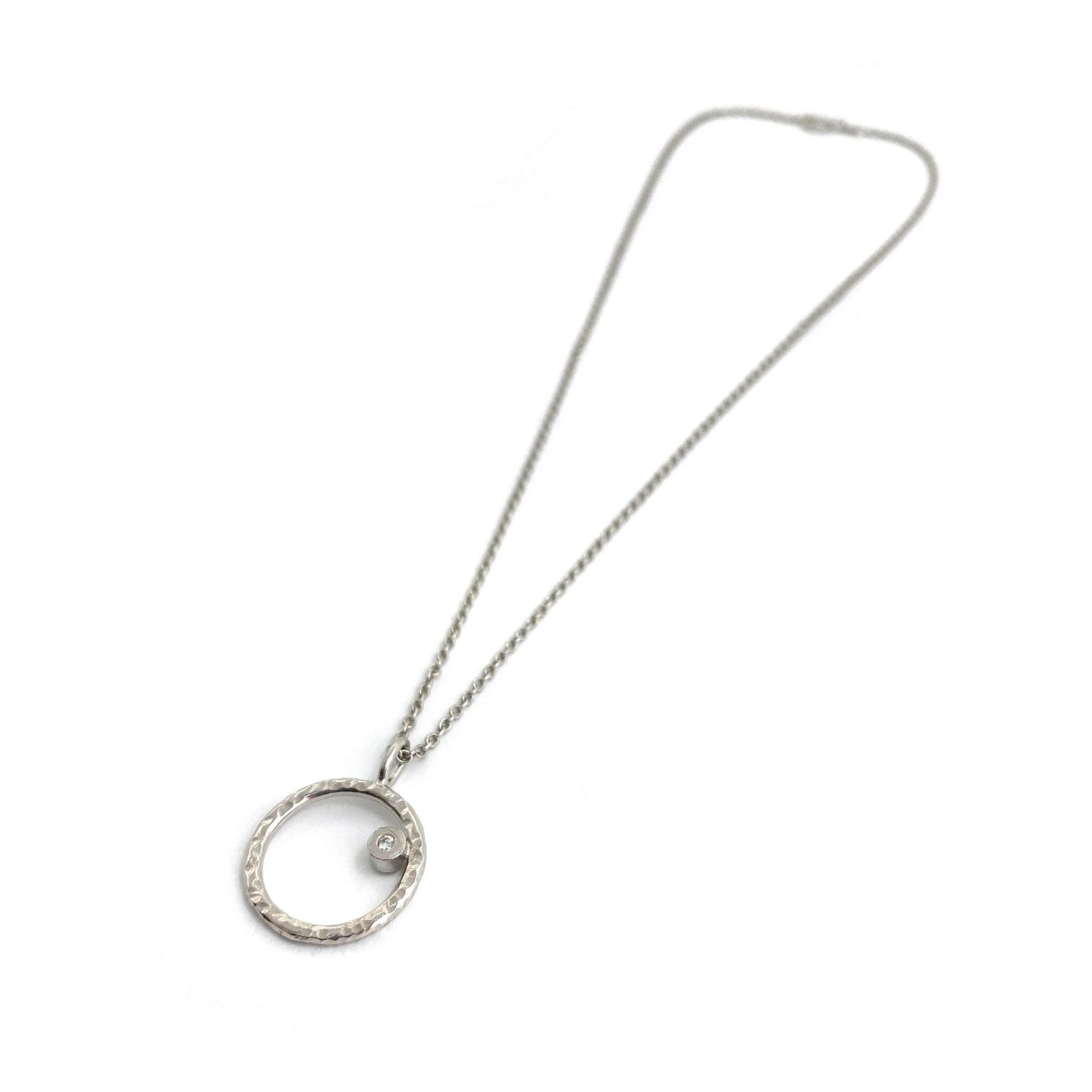 Silver Circle Necklace