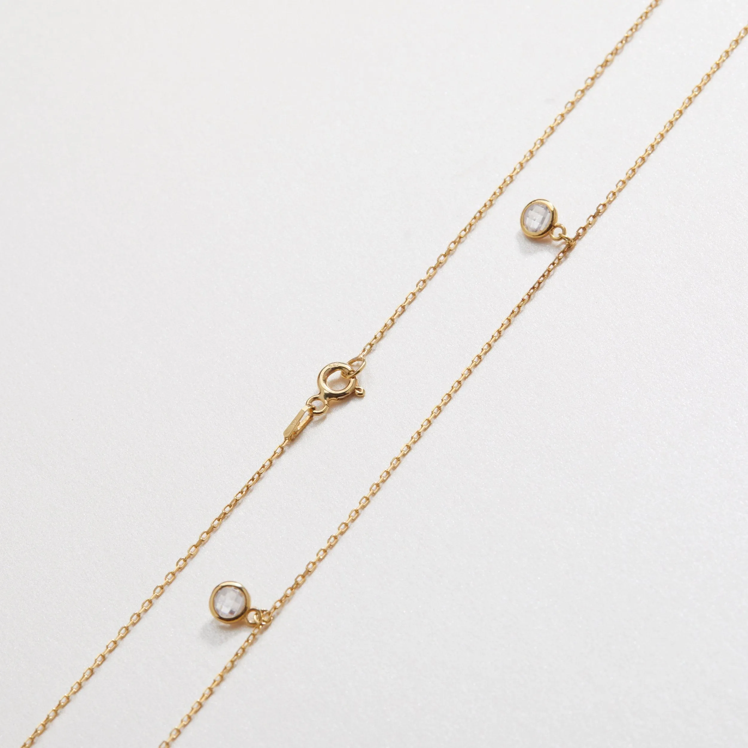 Silver Satellite Necklace - 18K Gold Vermeil