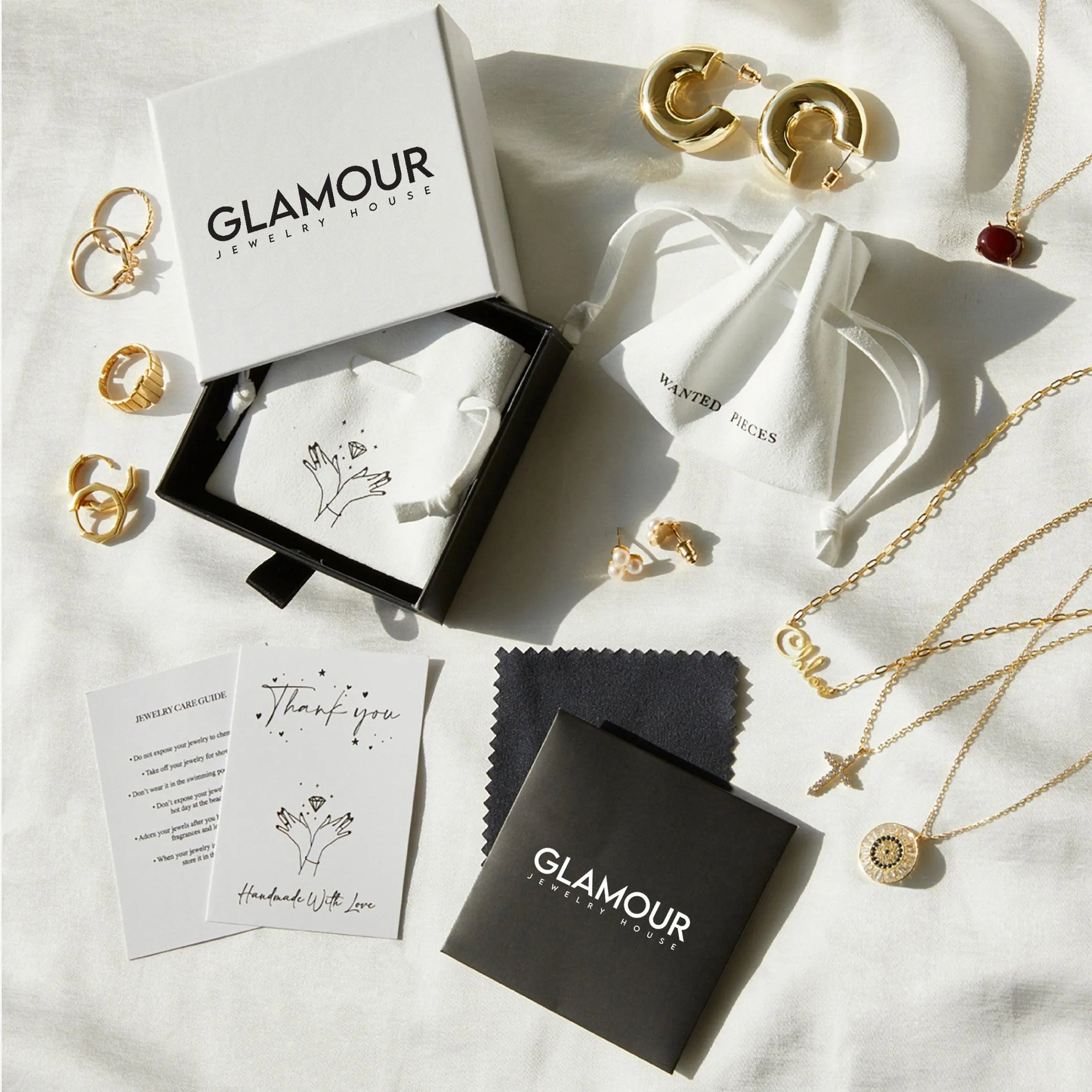 Silver Satellite Necklace - 18K Gold Vermeil