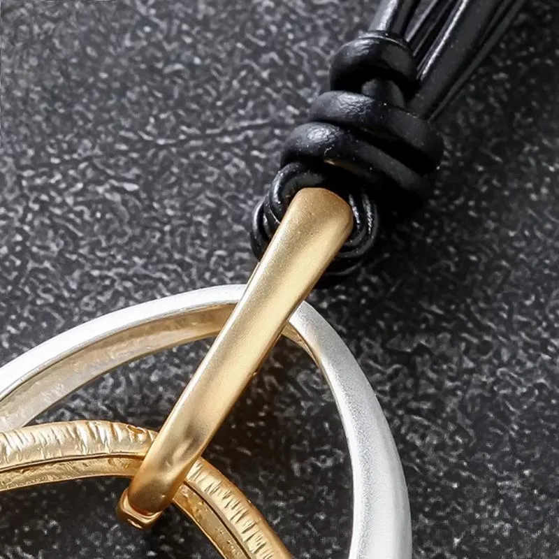 Simple Circles Neck Chokers Necklace Handmade Korean Fashion Jewelry For Women