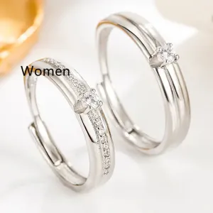 Simple Couple Rings for Men and Women