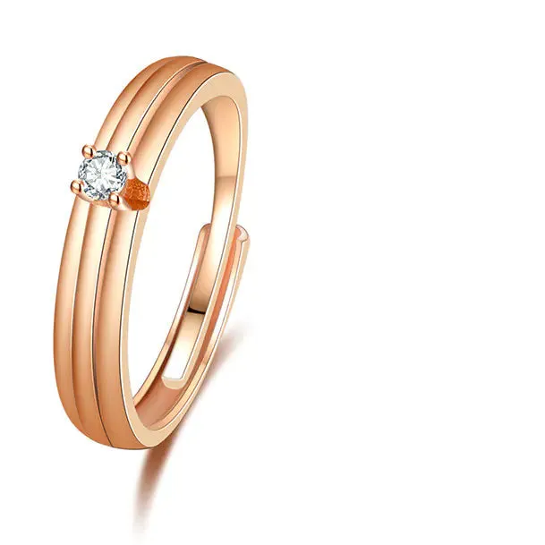 Simple Couple Rings for Men and Women