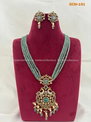 Simple Necklaces : Fashion Jewelry Beaded Necklace GCN-151