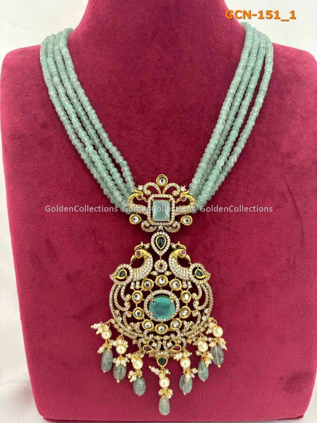 Simple Necklaces : Fashion Jewelry Beaded Necklace GCN-151