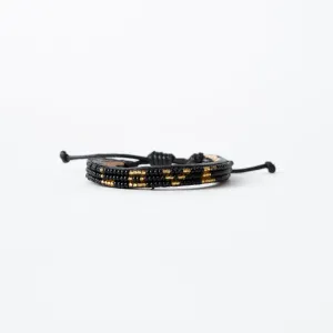 Skinny LOVE Bracelet - Black/Gold